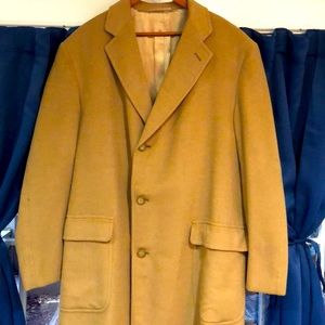 Men Camel Brooks Brothers Winter Coat